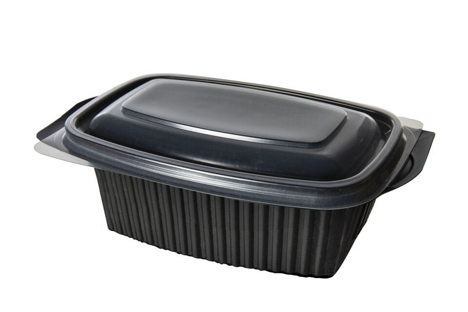 1000 cc Mikrodalga Uyumlu Sıcak Yemek Kabı Set (500 Adet)