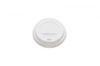80 mm Beyaz Sıcak İçecek Kapak 8-12 oz Bardak İçin