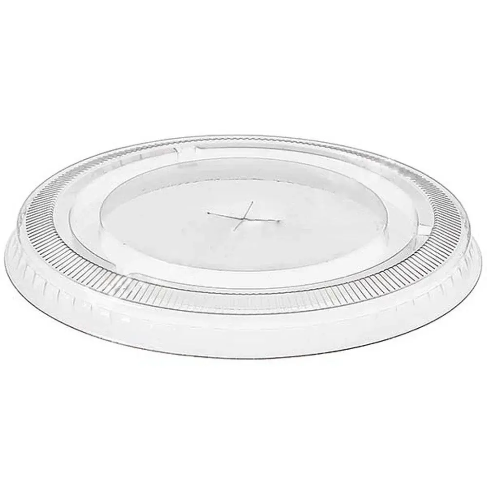80 mm Şeffaf Soğuk İçecek Kapak 8-12 oz Bardak İçin (100 Adet)