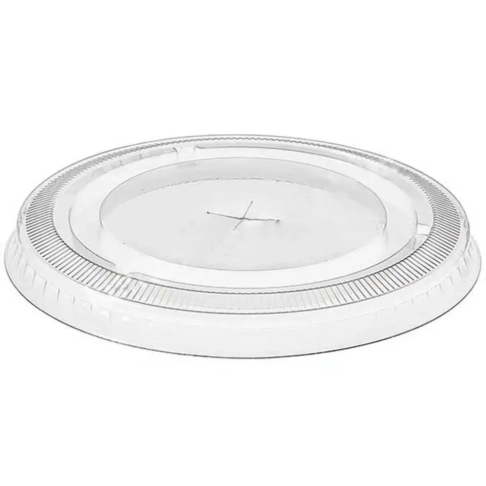 80 mm Şeffaf Soğuk İçecek Kapak 8-12 oz Bardak İçin (100 Adet)