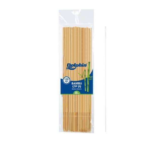 30 cm Bambu Çöp Şiş 100 lü (10 Paket)