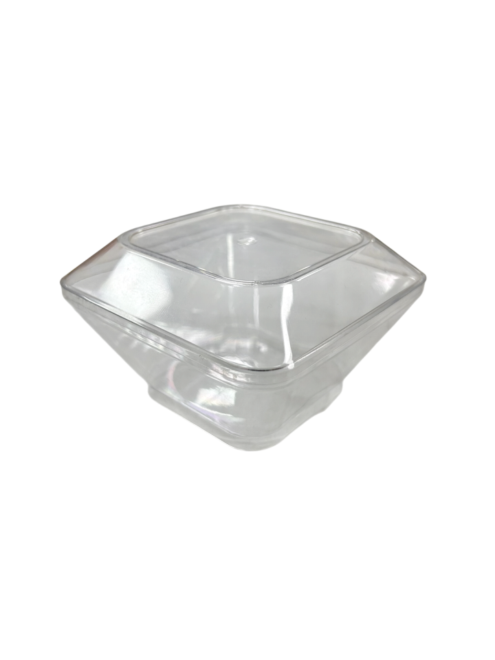 CP39 Kristal Lotus Tatlı Kabı Kapaklı (900 Adet)