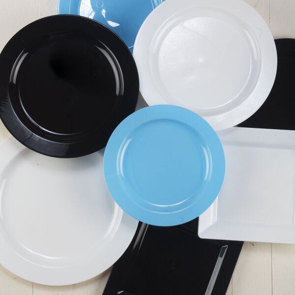 PL.P19 Plastik Çukur Tabak 19 cm PS (100 Adet)