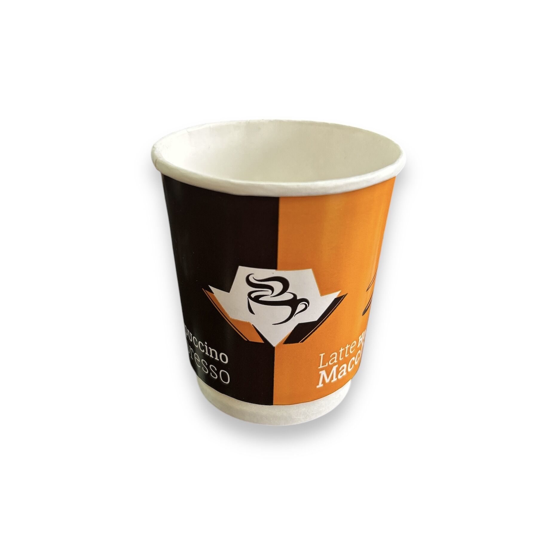8 Oz DW Double Walled Cardboard Cup Diamond (500 Pieces)