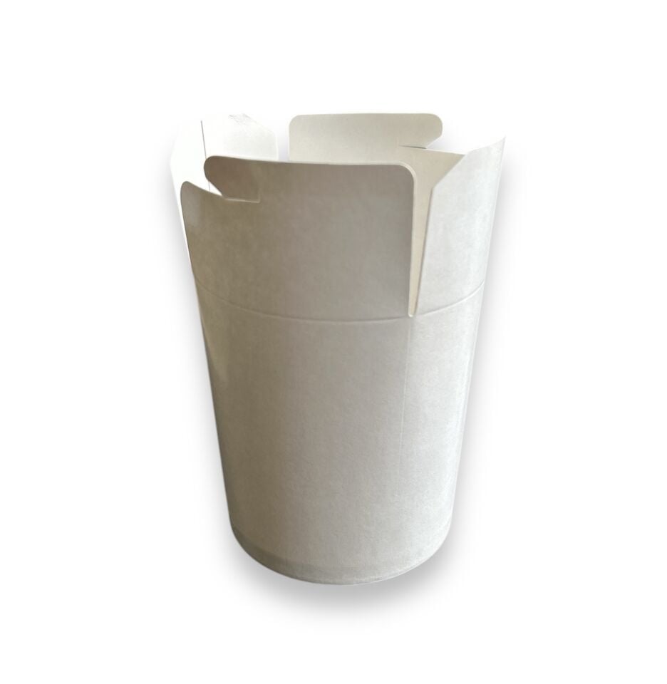 16 Oz Noodle Kutusu Dönerbox Karton Beyaz