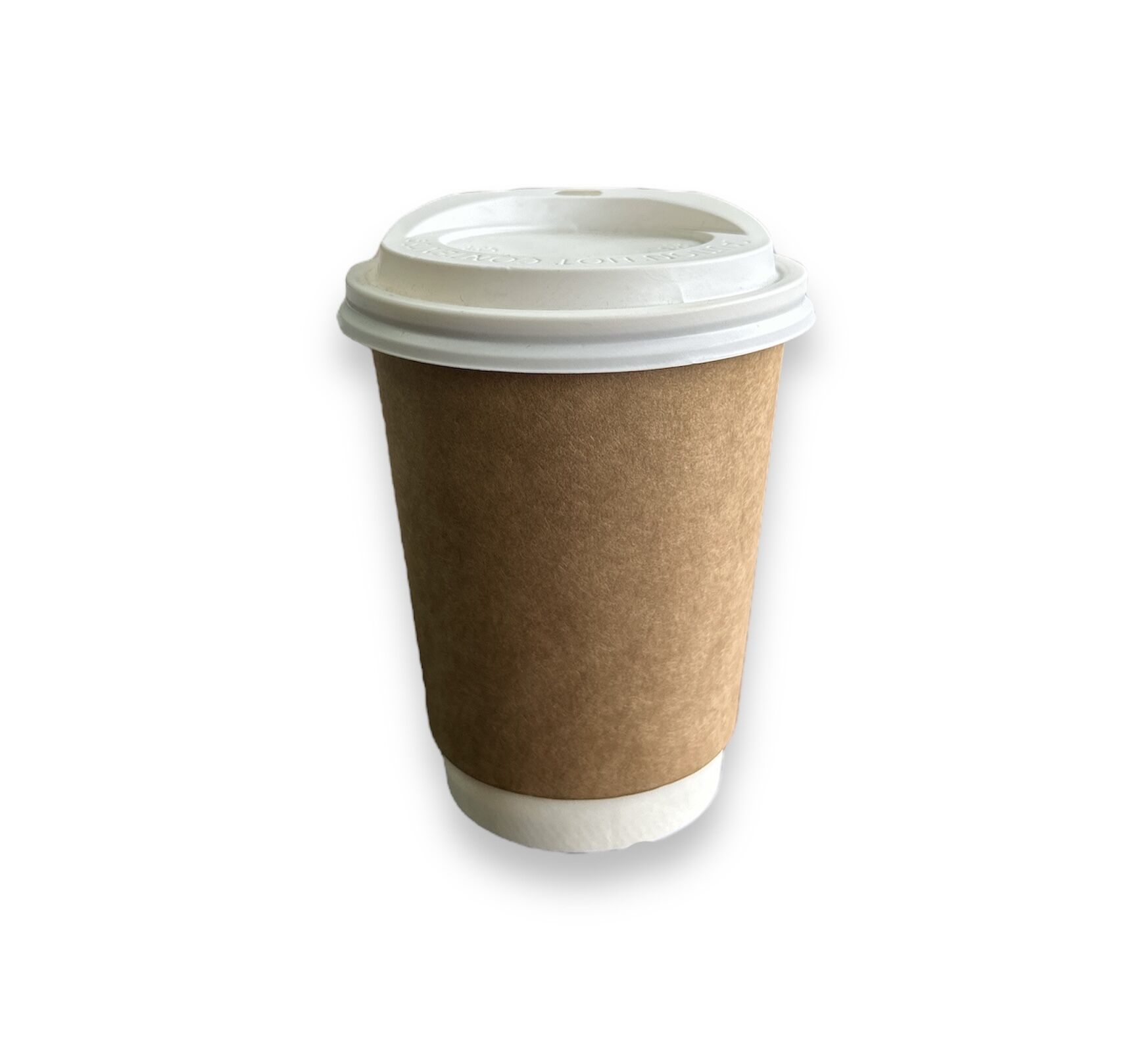 14 Oz DW Çiftduvarlı Karton Bardak Kraft (500 Adet)