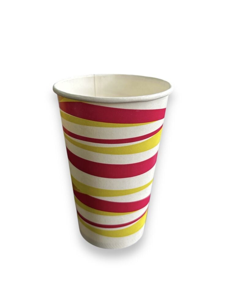 16 Oz Karton Bardak Gökkuşağı (1000 Adet)