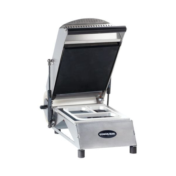 AG-03 Manual Plastic Tray Sealing Machine Back Cutting