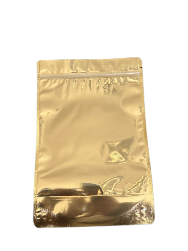 Doypack Gold Transparent Metalized Lock 20X30 (300 Pcs)