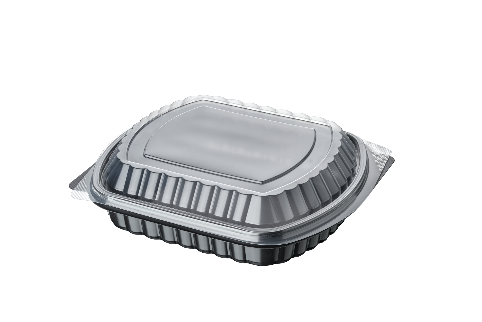 1 Bölmeli Mikrodalga Servis Kabı Set (200 Adet)