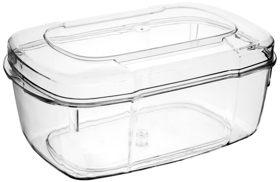 A Line Crystal Dessert Cookie Container 1200 cc Set (120 Pieces)