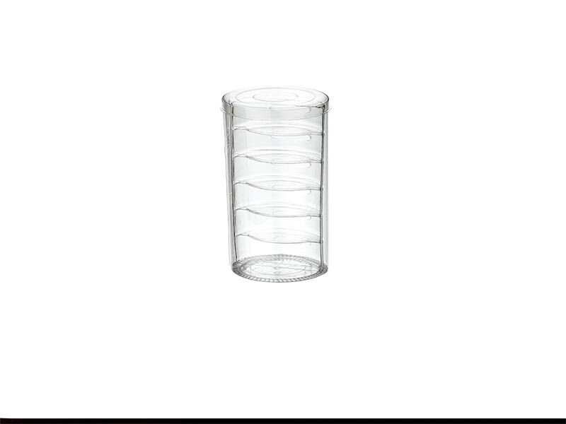 Şeffaf Makaron Kabı 6 lı Dikey Takım (240 Adet)