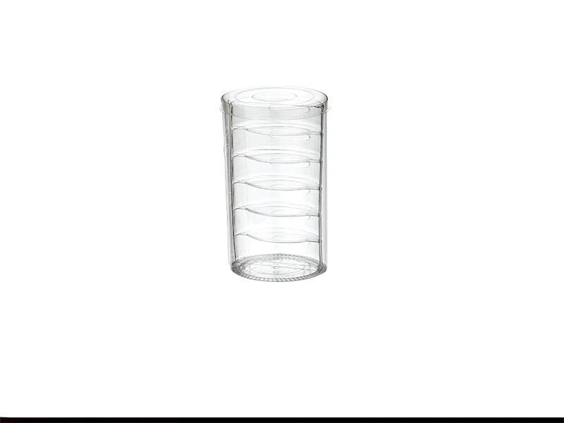 Şeffaf Makaron Kabı 6 lı Dikey Takım (240 Adet)