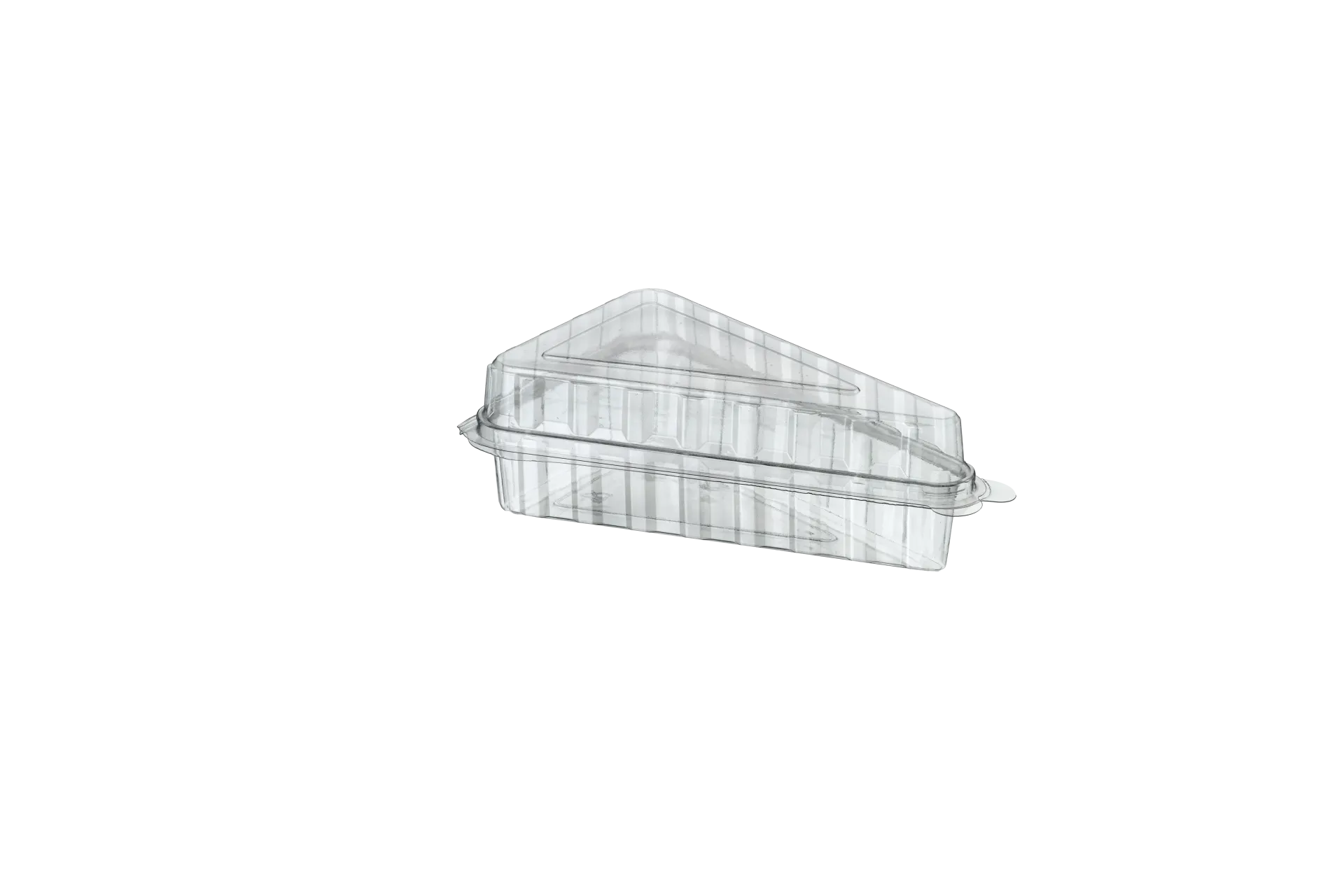 Üçgen Cheesecake Pet Sızdırmaz Kap (500 Adet)