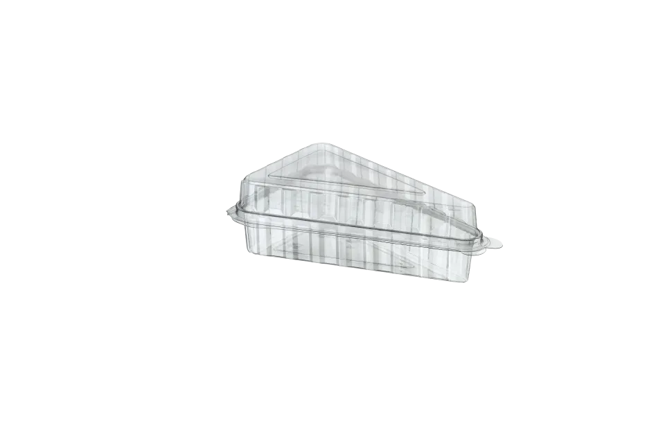 TRIANGULAR CHEESECAKE PET SEALABLE CONTAINER (500 Pcs)