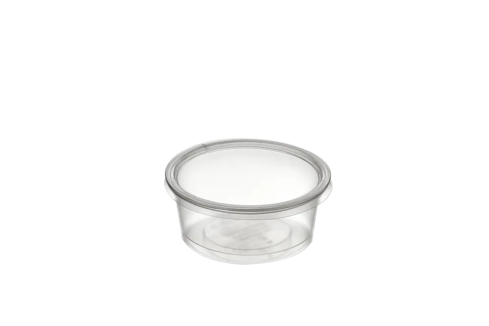 250 cc Vakumlu Deli Kase Kapaklı PP Set (500 Adet)