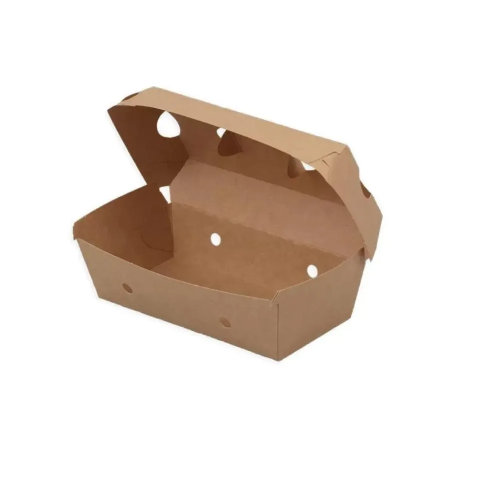 Aperatif Kutusu Kapaklı Kraft 14X7X6,5 (300 Adet)
