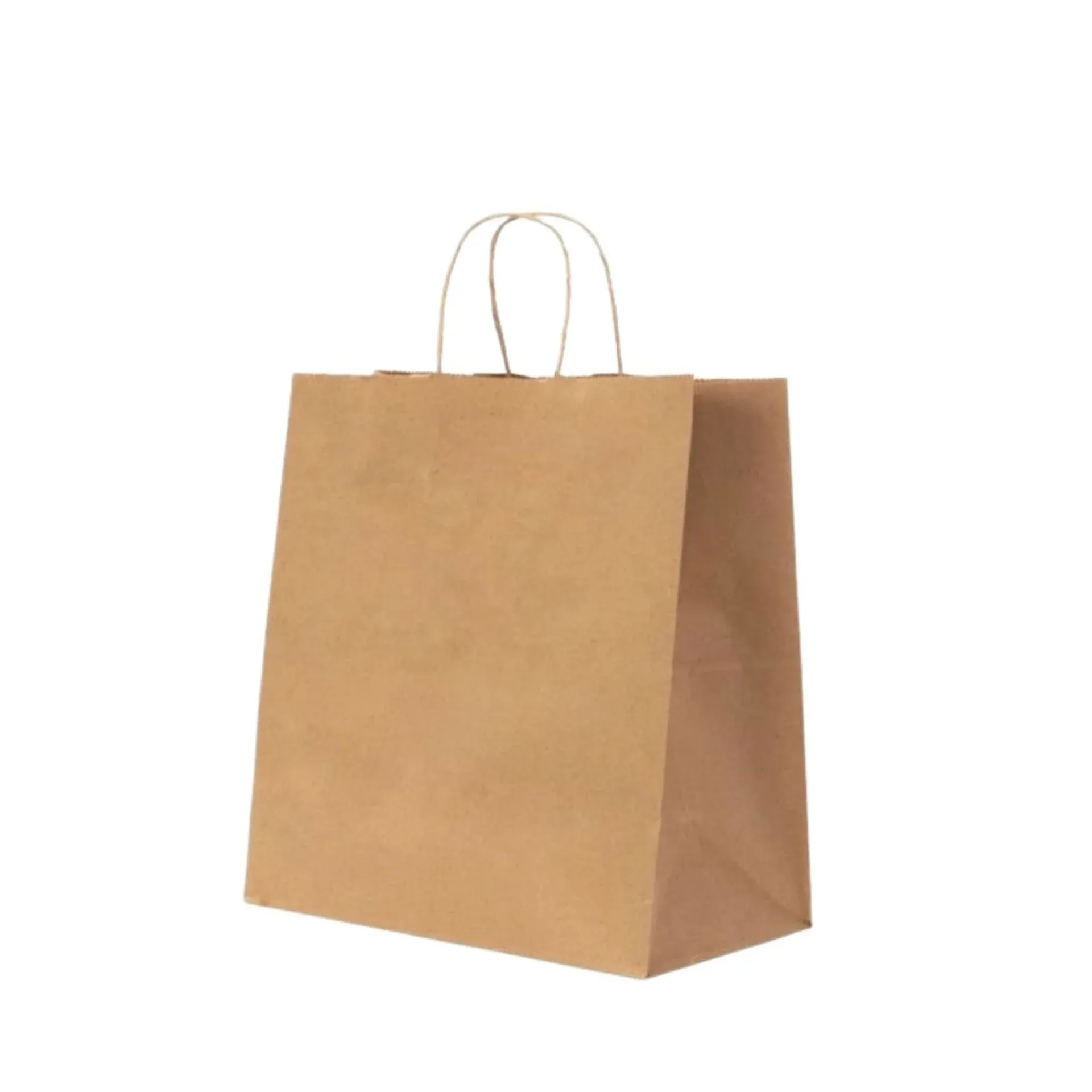 Burgu Saplı Kraft Çanta 28X16X28 (300 Adet)