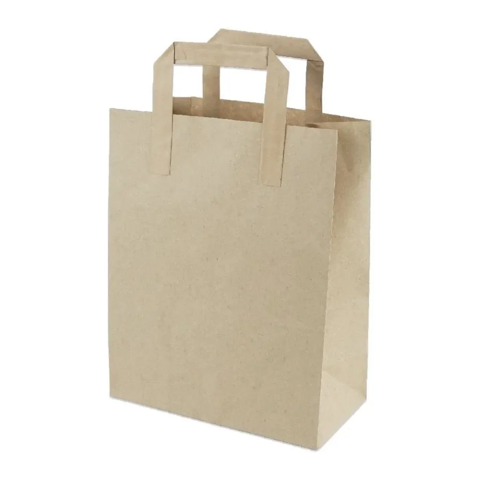 Dıştan Saplı Ekonomik Kraft Çanta  22X11X28 (500 Adet)