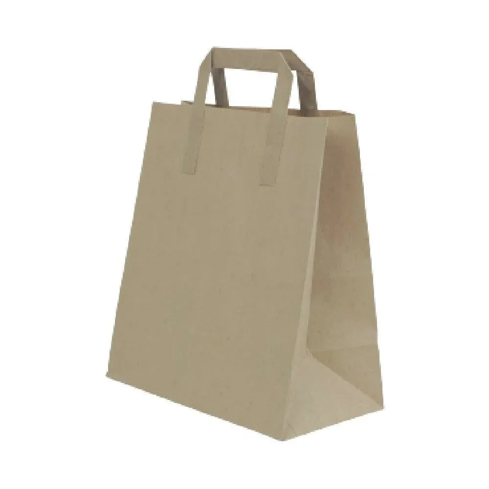 Dıştan Saplı Ekonomik Kraft Çanta  25X14X28 (500 Adet)