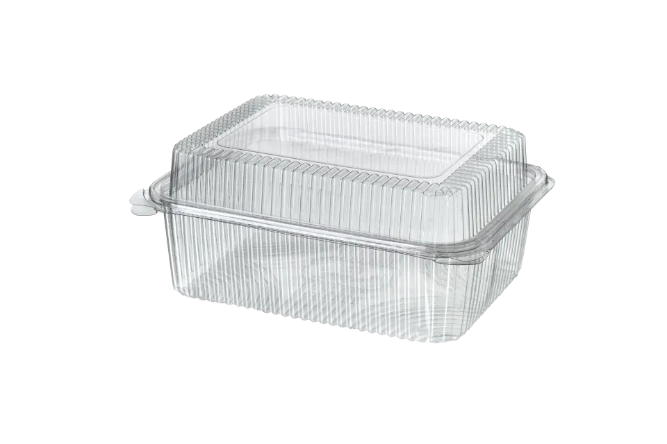 حاوية بلاستيكية محكمة الغلق بغطاء مرتفع سعة 2000 سم مكعب (200 قطعة)