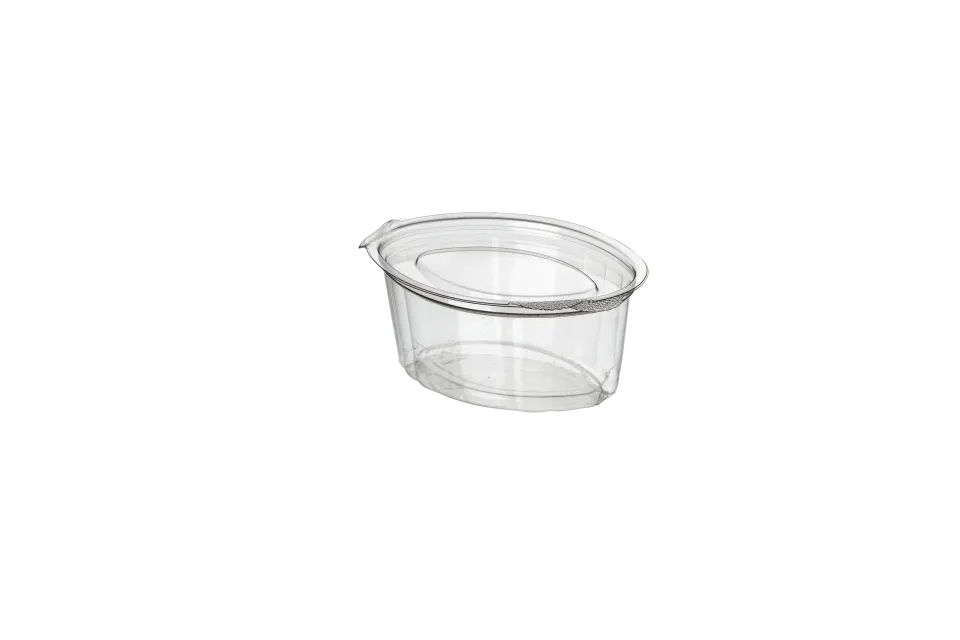 80 cc Kapaklı Oval Sos Kabı (1000 Adet)