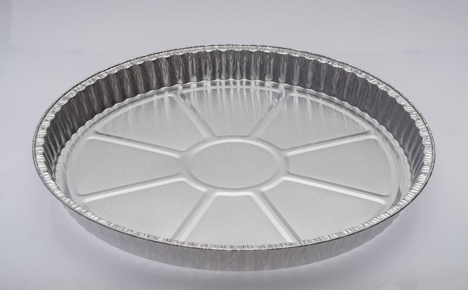 ST285G Alüminyum Yuvarlak Künefe Kabı 1400 CC 28,5 CM X 2,5 CM (200 Adet)