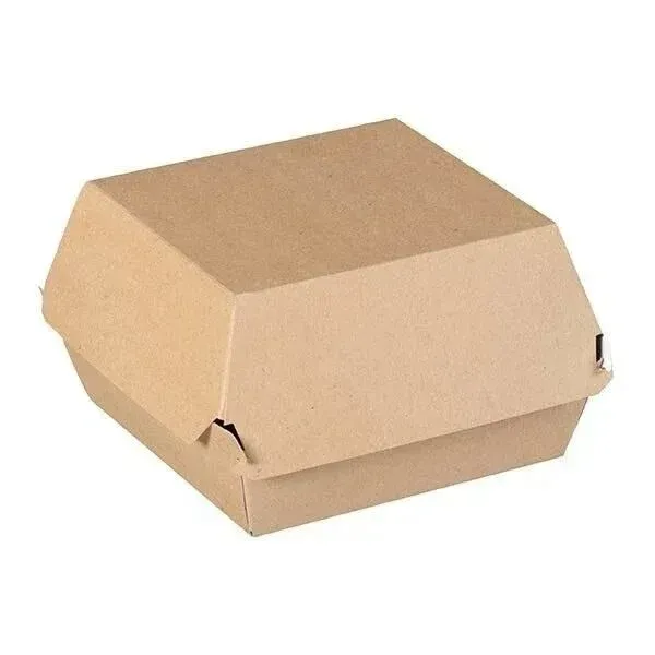 Naturel Hamburger Kutusu Küçük 9,5 X 9,5 X 7 (500 Adet)