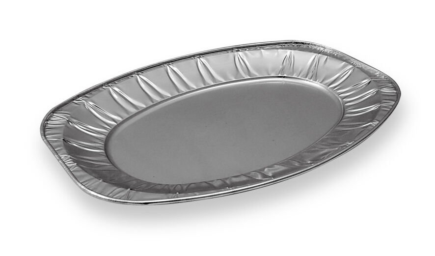 S350G Alüminyum Oval Tepsi 35 CM (250 Adet)