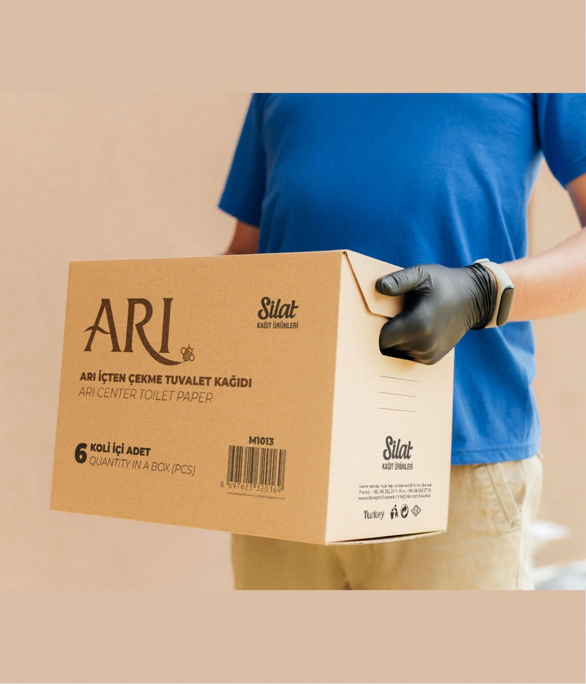 Arı İçten Çekme Tuvalet Kağıdı 4 Kg (6 Rulo)