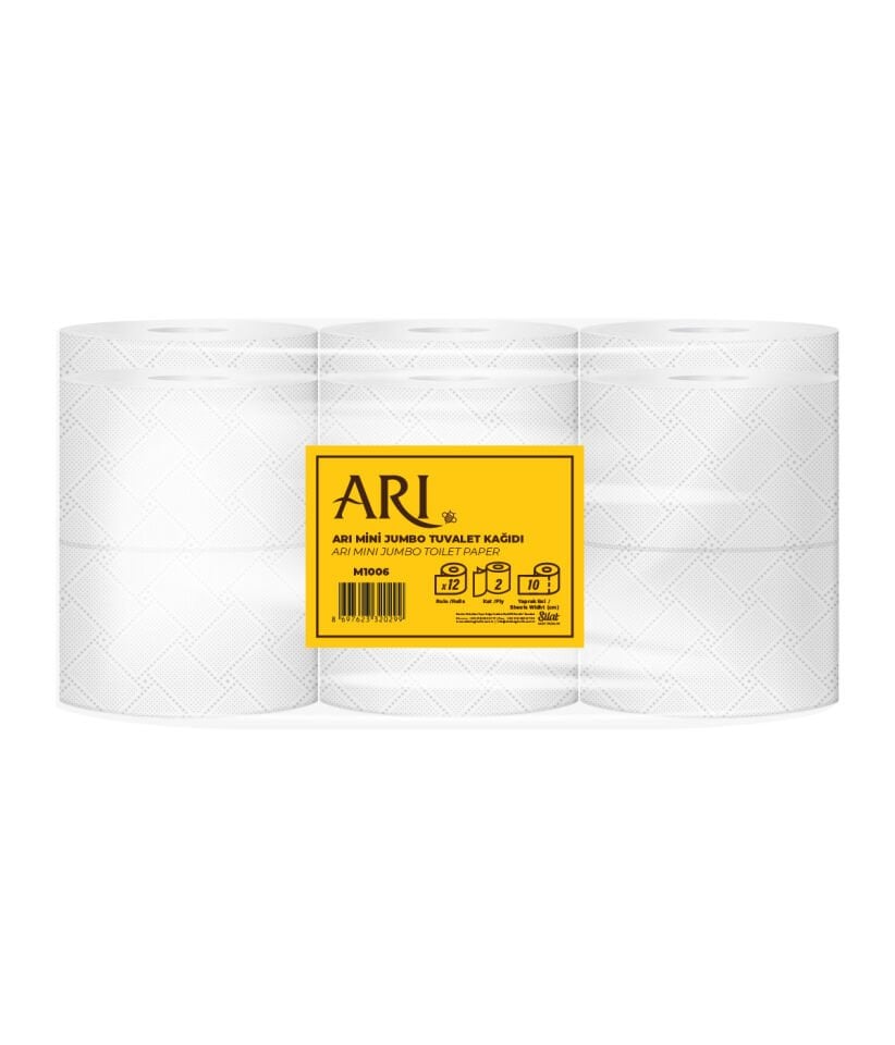 Bee Mini Jumbo Toilet Paper 4 Kg (12 Rolls)