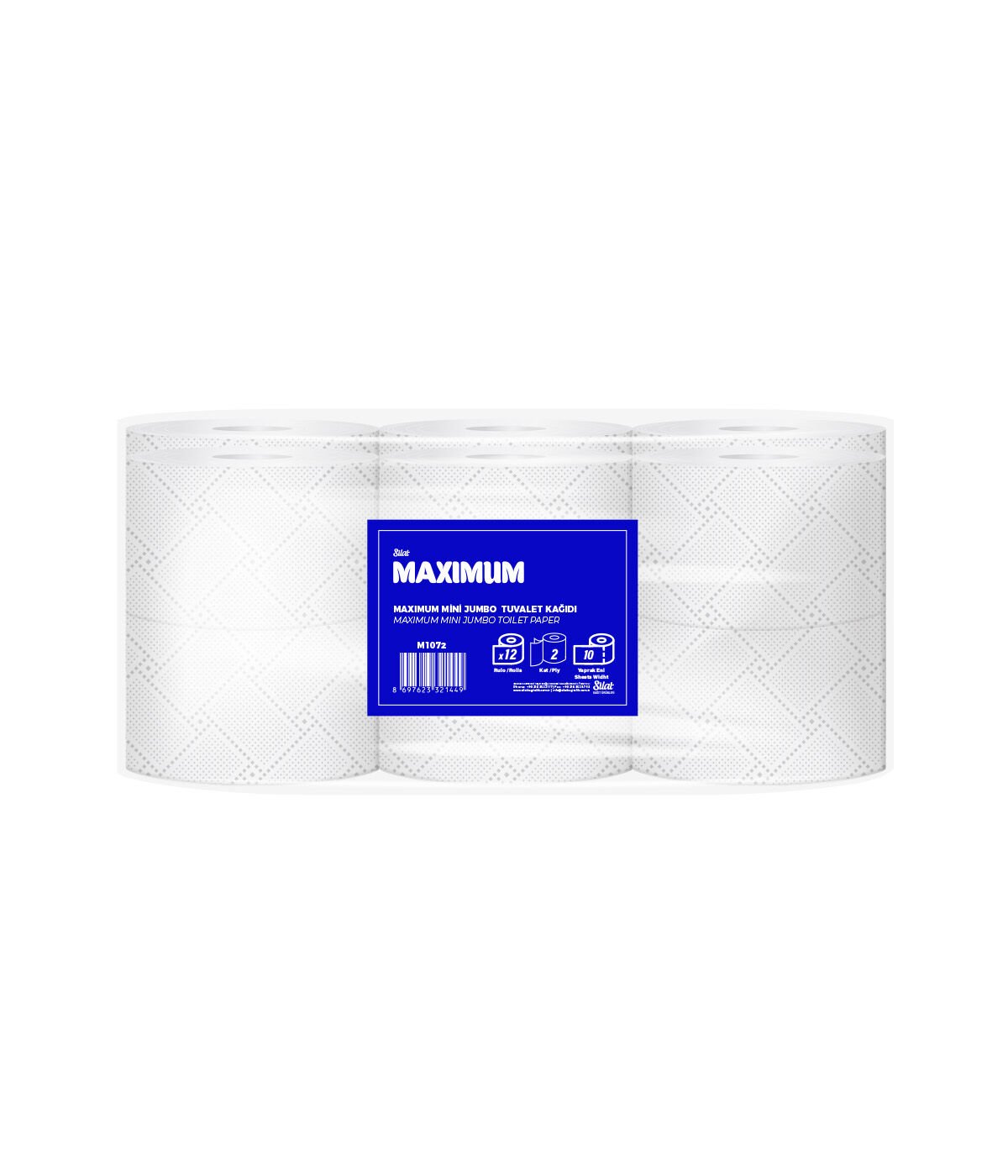 Mini Jumbo Tuvalet Kağıdı 2,5 Kg 12 Rulo