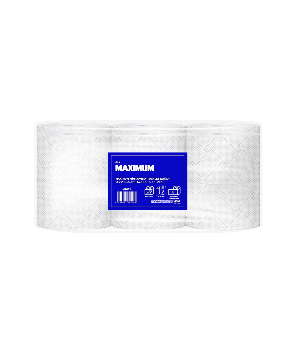 Mini Jumbo Tuvalet Kağıdı 2,5 Kg 12 Rulo