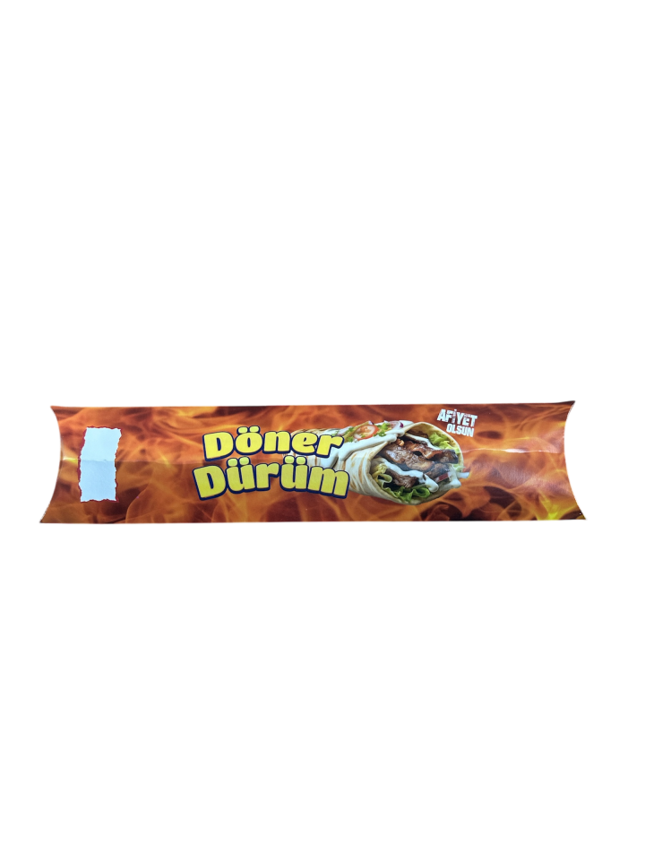 Uzun Dürüm Kutusu Karton Zurna (300 Adet)
