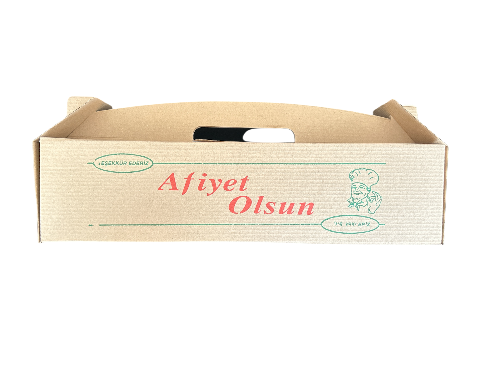 Lahmacun Kutusu 40x11x10 Küçük Boy (100 Adet)