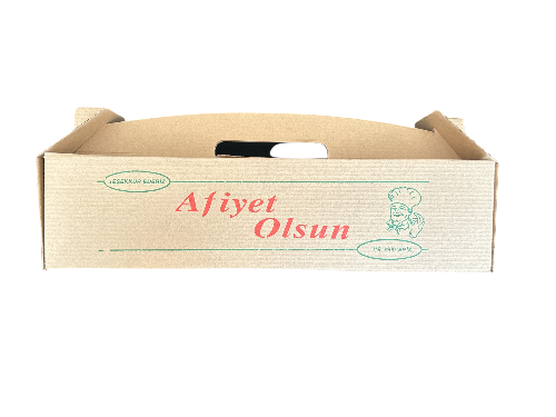 Lahmacun Kutusu 40x11x11 Küçük Boy (100 Adet)