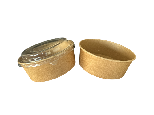 500 cc Cardboard Salad Bowl Without Lid (500 Pieces)