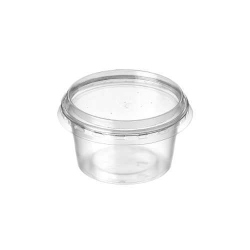 علبة صلصة باندا شفافة سعة 80 سم مكعب (1000 قطعة)