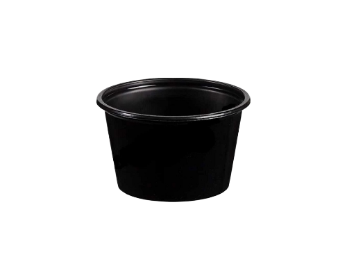 80 cc Sos Kabı Panda Siyah (1000 Adet)