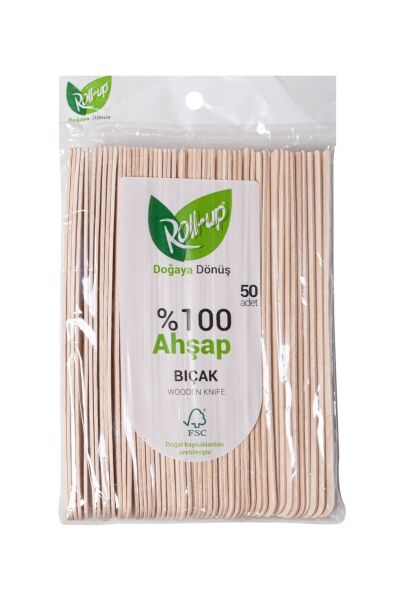 Tek Kullanımlık Ahşap Bıçak (1200 Adet)