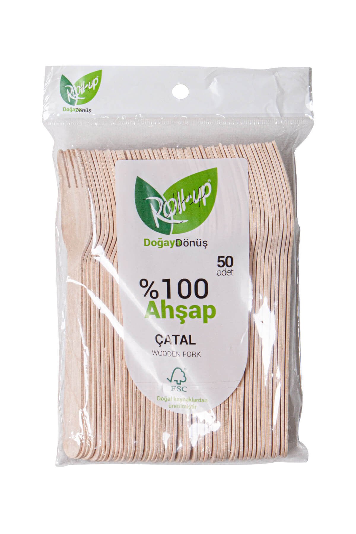 Tek Kullanımlık Ahşap Çatal (1200 Adet)
