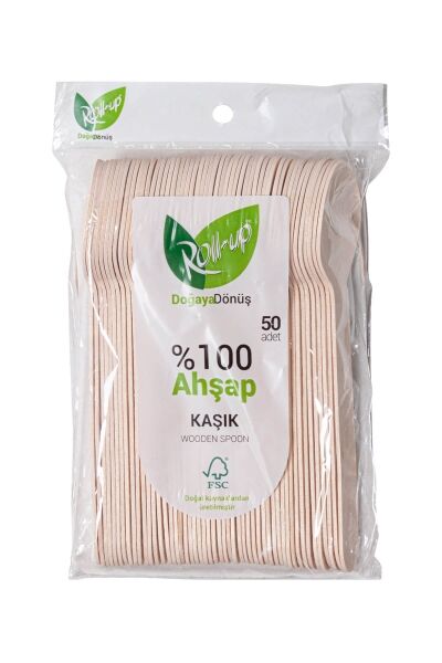Tek Kullanımlık Ahşap Kaşık (1200 Adet)