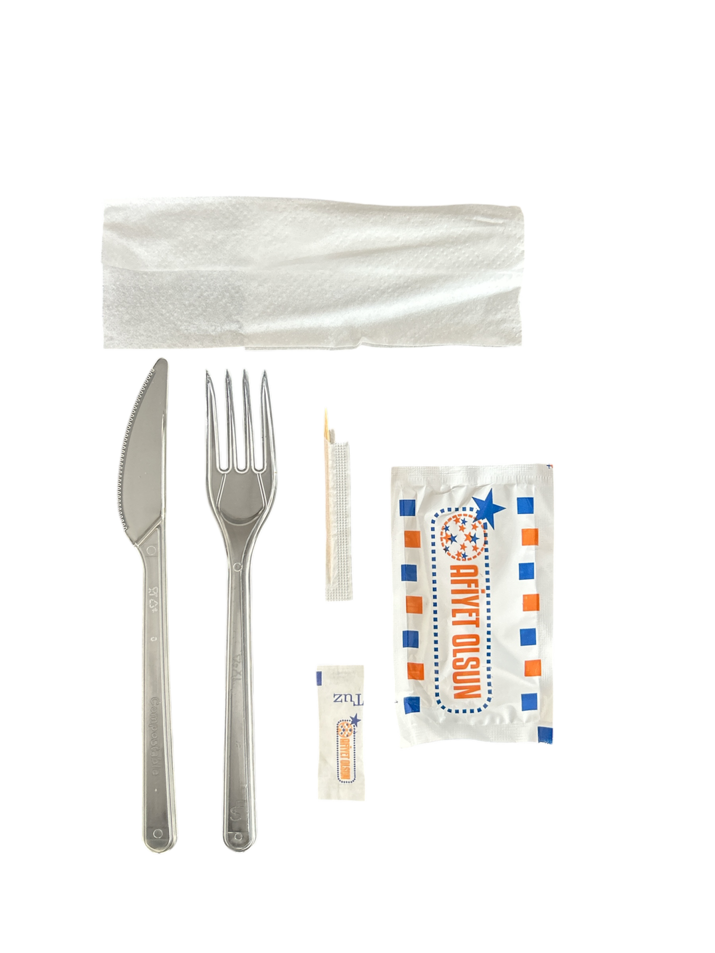 6 Piece Catering Set Cutlery (500 Pieces)