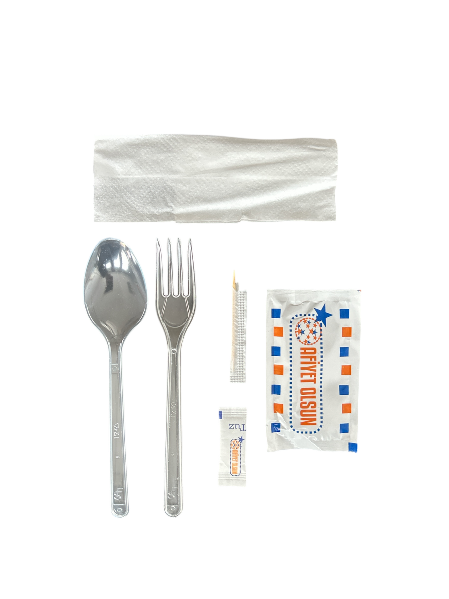 6 Lı İkram Set Çatal Kaşık (500 Adet)