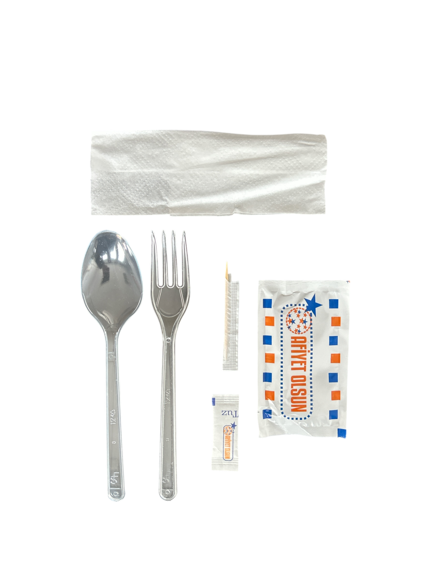 6 Lı İkram Set Çatal Kaşık (500 Adet)