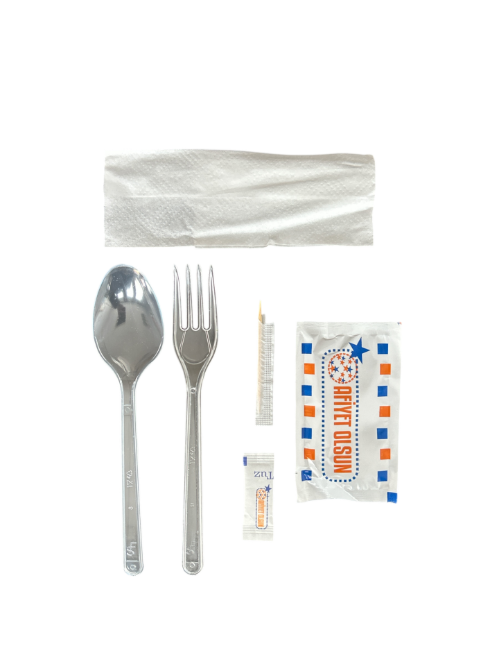 6 Lı İkram Set Çatal Kaşık (500 Adet)