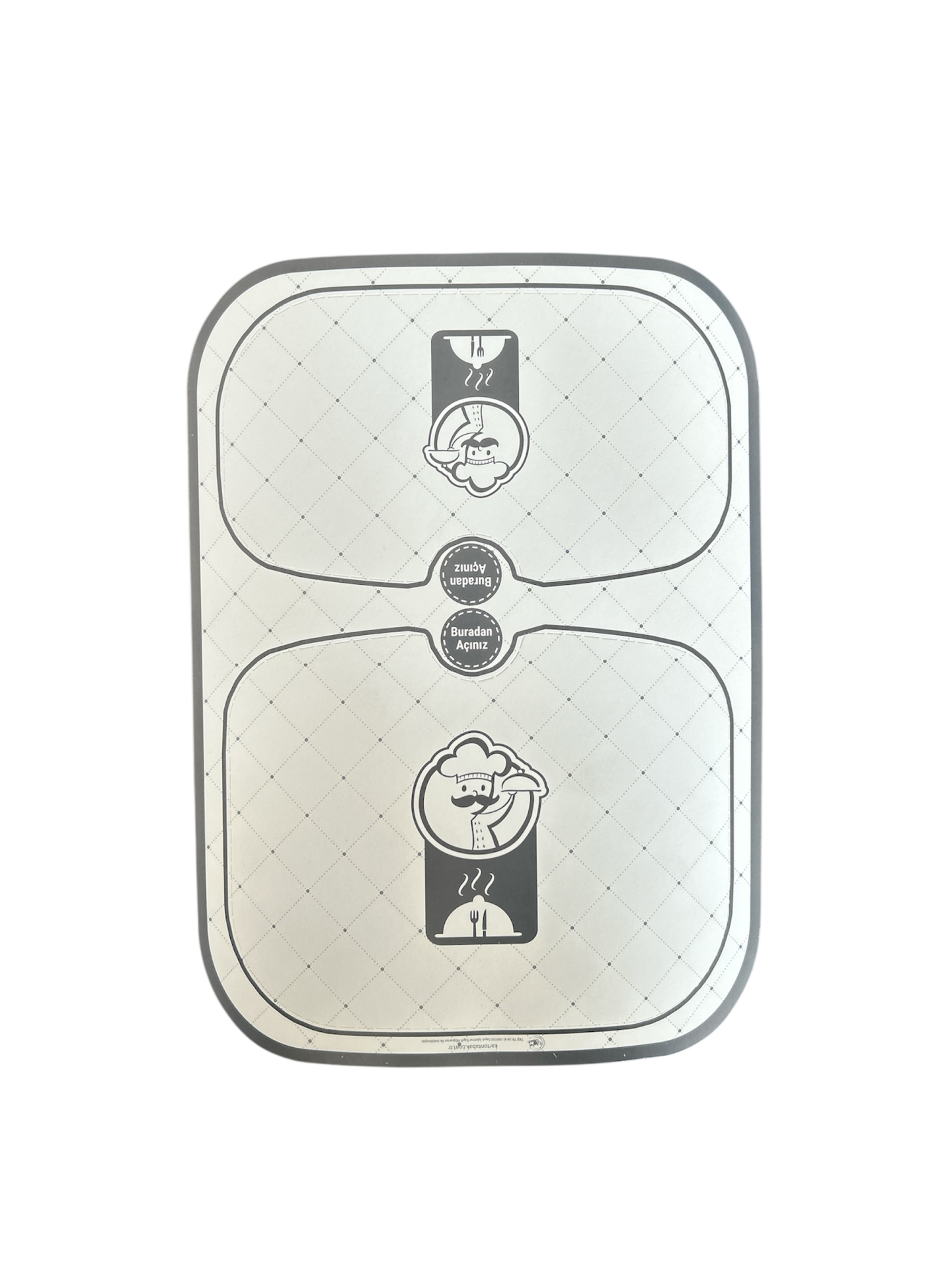 KT-09K Standart 2 Bölmeli Kapak (500 Adet)