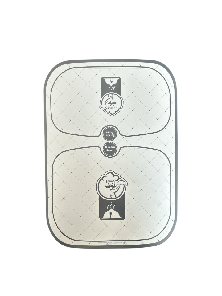 KT-09K Standard 2 Compartment Lid (500 Pieces)