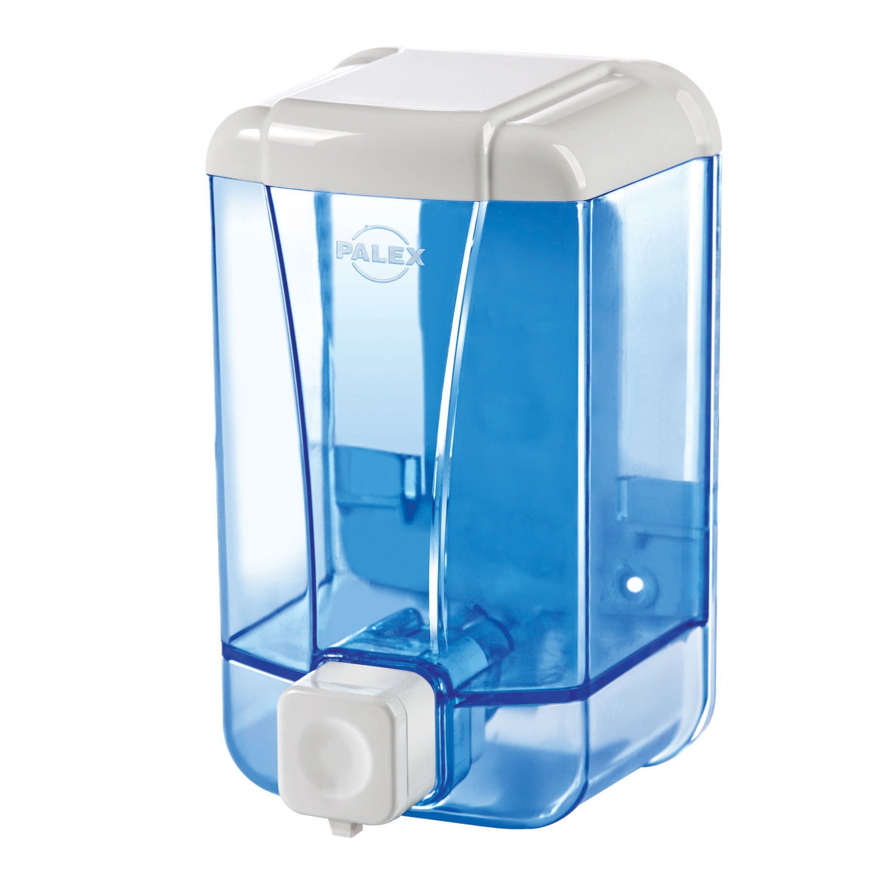 Liquid Soap Dispenser 500 cc Transparent-Blue (1 Piece)