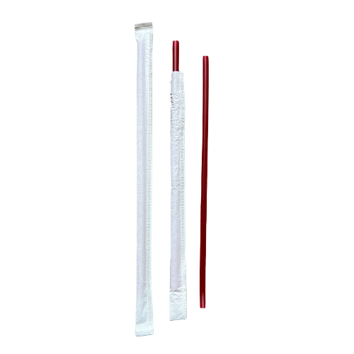 Paper Wrapped Straw Straight 6 MM Bulk (10,000 Pieces)